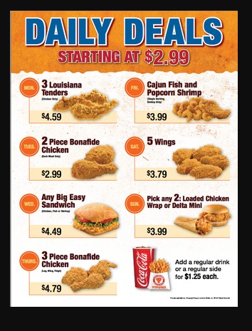 Popeyes Menu Canada & Latest Prices 2023