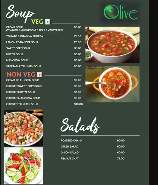 Olive Garden Menu Canada Soup and Salads