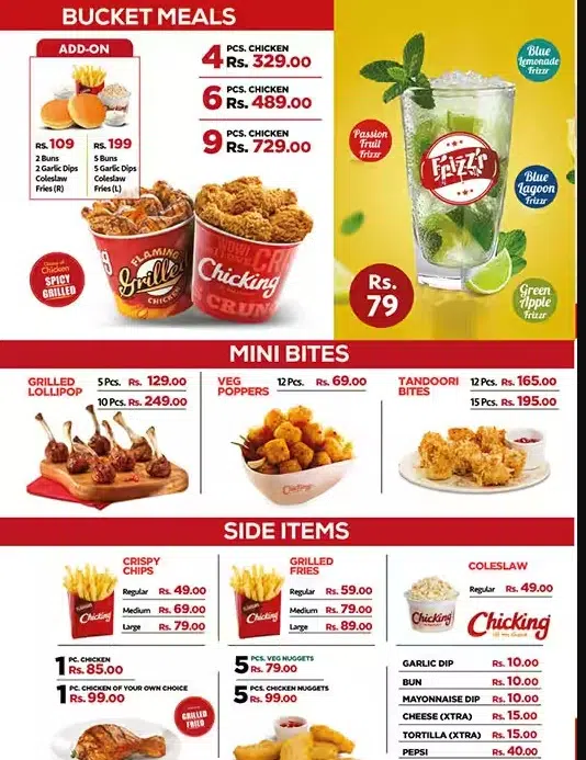 ChicKing Menu Canada & Latest Prices List 2023