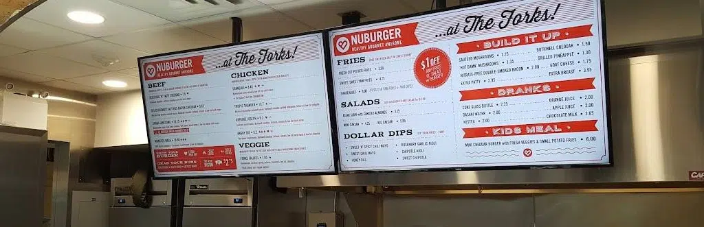 Nuburger Menu Canada Salads List